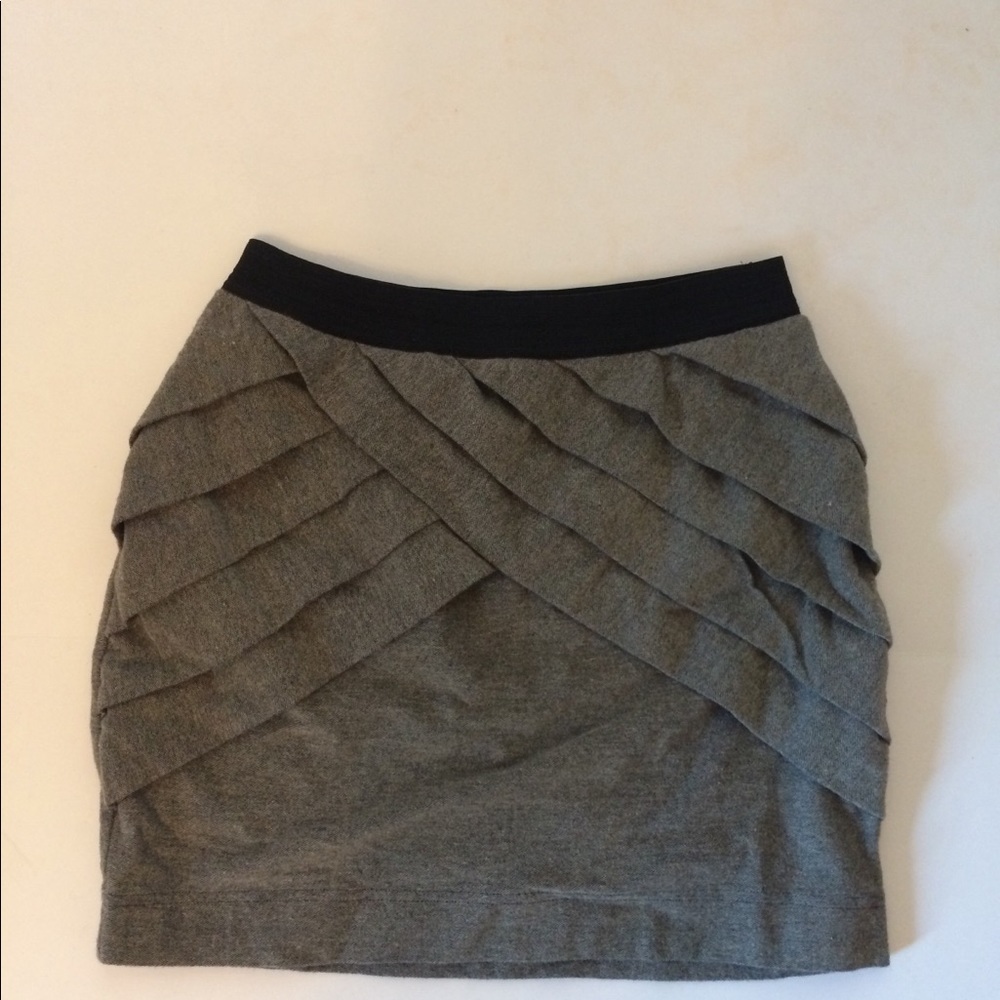 Pleated miniskirt